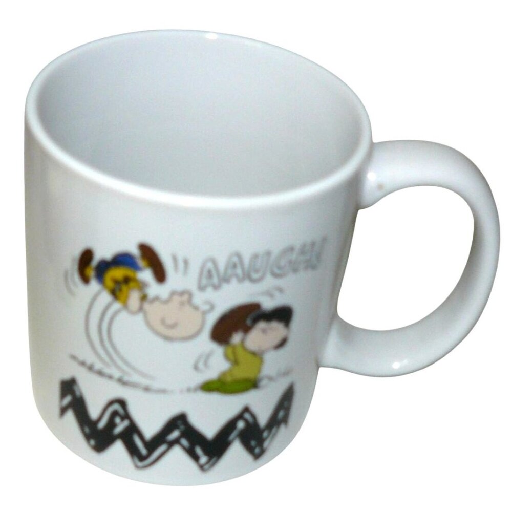 Peanuts Snoopy Charlie Brown & Lucy Ceramic Coffee Tea Mug Cup Zak Designs